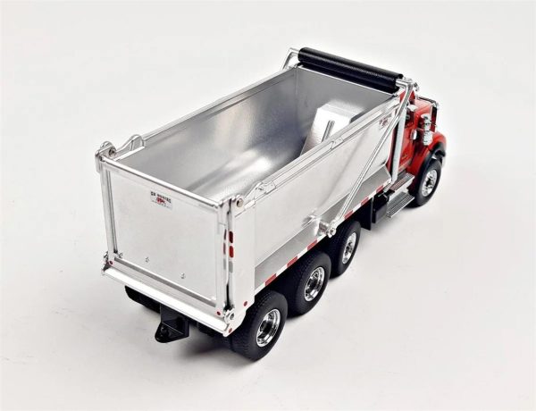 1/50 International HX620 SB OX Damperli Kamyon Kırmızı Diecast, Diecast Masters 71076 - Görsel 4