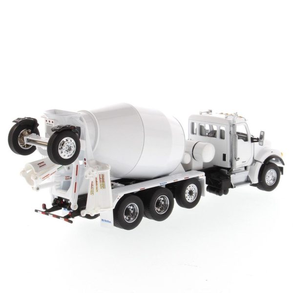 1/50 Kenworth T880 SBFA 3 akslı Çimento Mikseri Beyaz Hazır Metal Model, Diecast Masters 71081 - Görsel 4