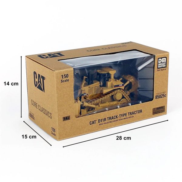 1/50 Cat D11R Paletli Dozer Diecast İş Makinası, Diecast Masters 85025 - Görsel 5