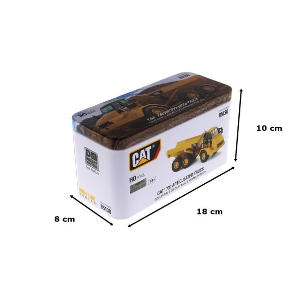 1/87 Cat 730 Belden Kırmalı Kamyon Diecast İş Makinası, Diecast Masters 85130 - Görsel 4