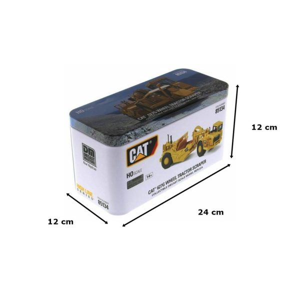1/87 Cat 627G Tekerlekli Sıyırıcı Diecast İş Makinası, Diecast Masters 85134 - Görsel 5