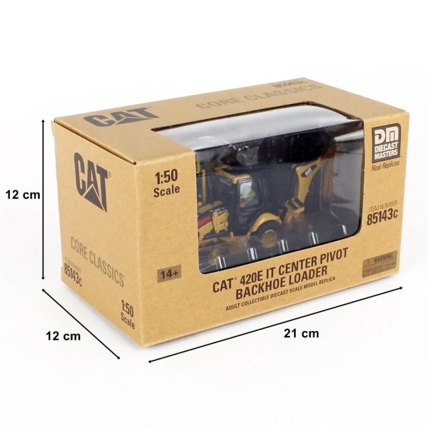 1/50 Cat 420E IT Backhoe Loader Diecast İş Makinası, Diecast Masters 85143 - Görsel 5