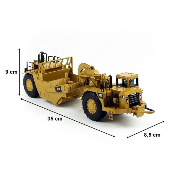 1/50 Cat 657G Sıyırıcı Diecast İş Makinası, Diecast Masters 85175 - Görsel 5