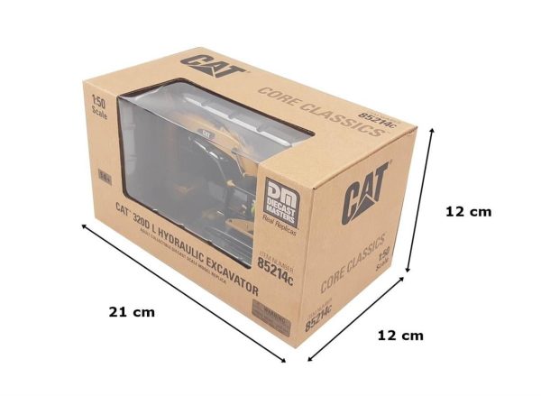 1/50 Cat 320D L Ekskavatör Diecast İş Makinası, Diecast Masters 85214 - Görsel 5