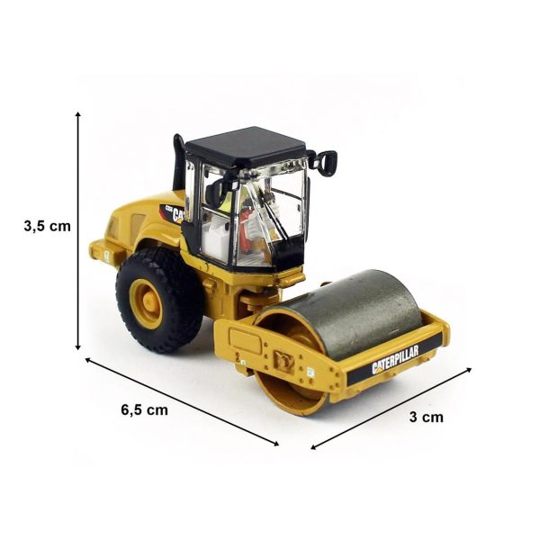 1/87 Cat CS56 Silindir Diecast İş Makinası, Diecast Masters 85246 - Görsel 5