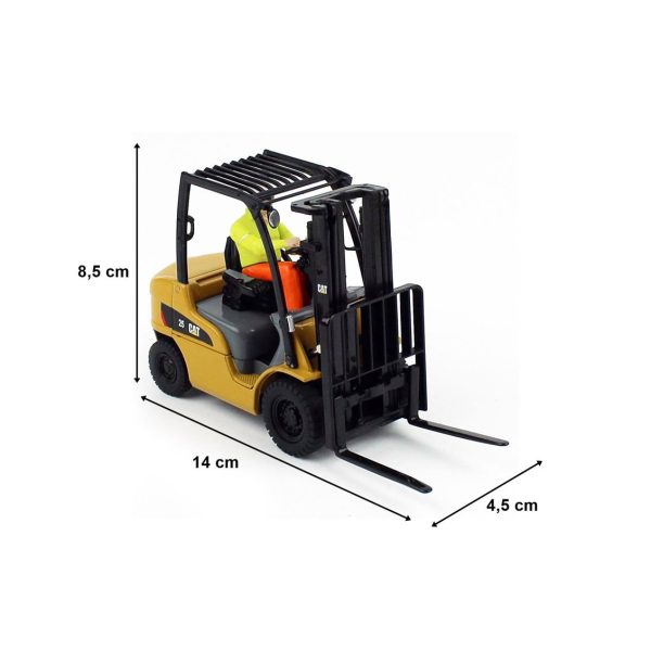 1/25 Cat DP25N Forklift Diecast İş Makinası, Diecast Masters 85256 - Görsel 5