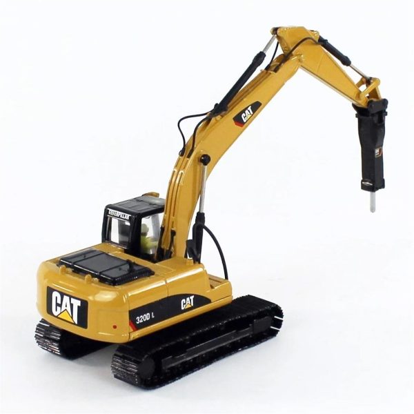 1/50 Cat 320D L Kırıcılı Ekskavatör Diecast İş Makinası, Diecast Masters 85280 - Görsel 4
