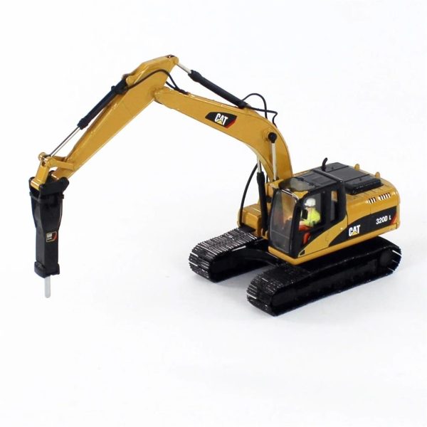 1/50 Cat 320D L Kırıcılı Ekskavatör Diecast İş Makinası, Diecast Masters 85280 - Görsel 2