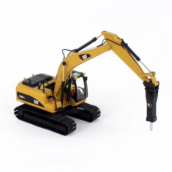 1/50 Cat 320D L Kırıcılı Ekskavatör Diecast İş Makinası, Diecast Masters 85280