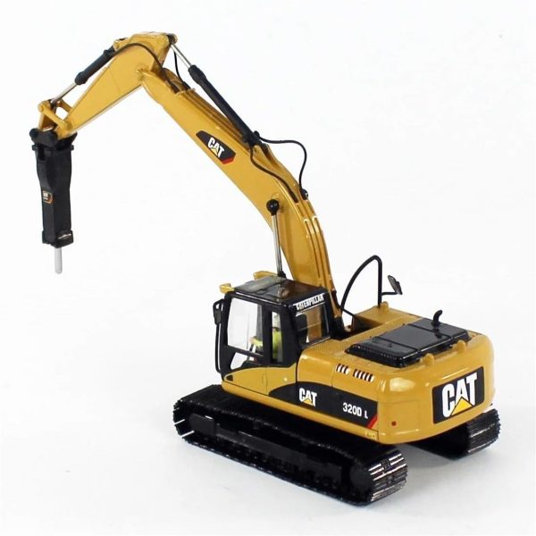 1/50 Cat 320D L Kırıcılı Ekskavatör Diecast İş Makinası, Diecast Masters 85280 - Görsel 3