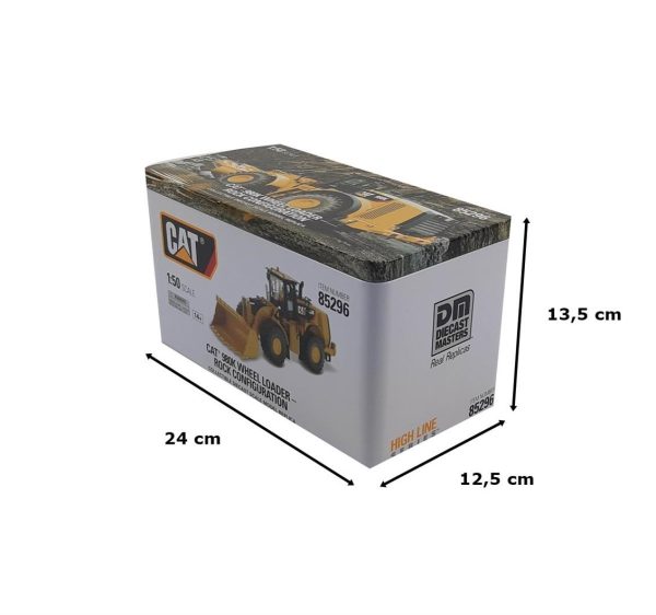 1/50 Cat 980K Kaya Tipi Loder Diecast İş Makinası, Diecast Masters 85296 - Görsel 5