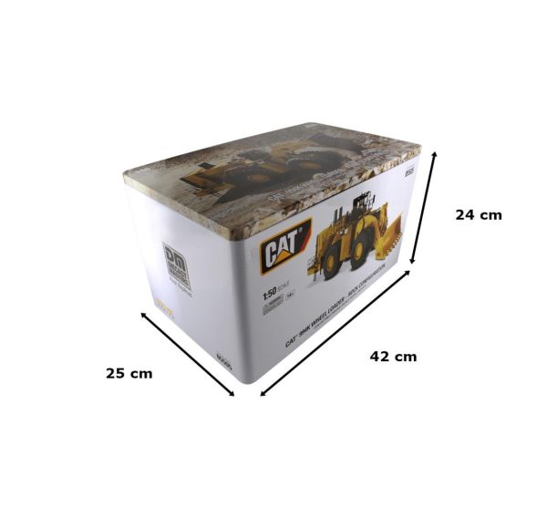 1/50 Cat 944K Loder ( Sarı Kaya Kovalı ) Diecast İş Makinası, Diecast Masters 85505 - Görsel 5