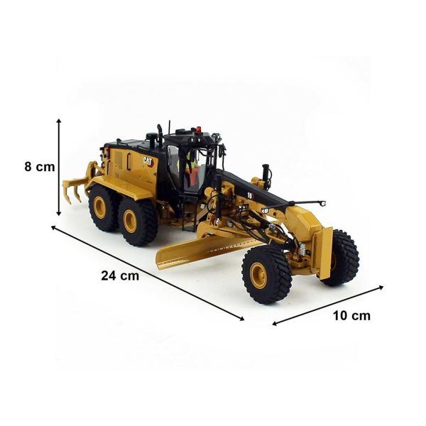 1/50 Cat 16M3 Grayder Diecast İş Makinası, Diecast Masters 85507 - Görsel 5