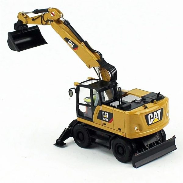 1/50 Cat M318F Tekerli Exkavatör Diecast İş Makinası, Diecast Masters 85508 - Görsel 3