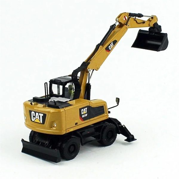 1/50 Cat M318F Tekerli Exkavatör Diecast İş Makinası, Diecast Masters 85508 - Görsel 4