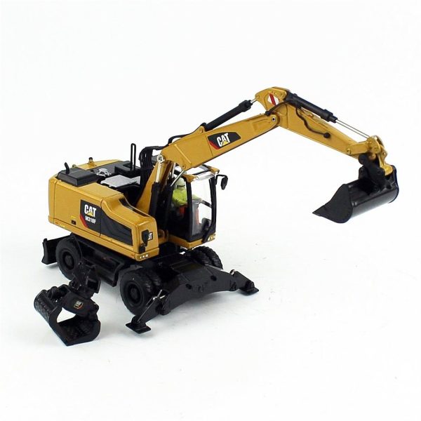 1/50 Cat M318F Tekerli Exkavatör Diecast İş Makinası, Diecast Masters 85508