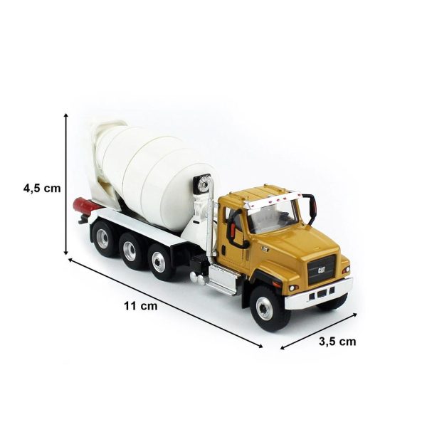 1/87 Cat CT681 Beton Mikseri Diecast İş Makinası, Diecast Masters 85512 - Görsel 5
