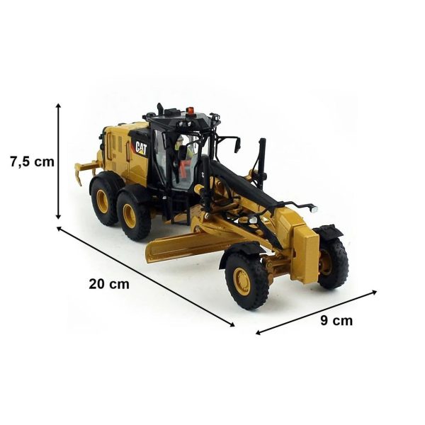 1/50 Cat 12M3 Grayder Diecast İş Makinası, Diecast Masters 85519 - Görsel 5