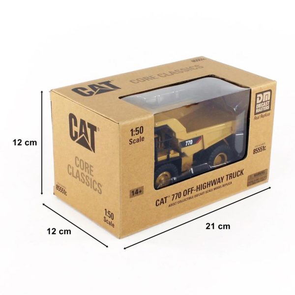 1/50 Cat 770 Saha Kamyonu Diecast İş Makinası, Diecast Masters 85551 - Görsel 5