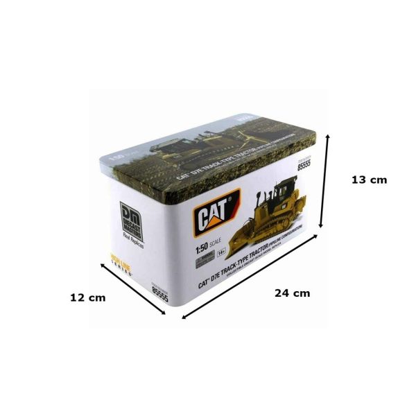 1/50 Cat D7E Boru Hattı Döşeme Dozeri Diecast İş Makinası, Diecast Masters 85555 - Görsel 5