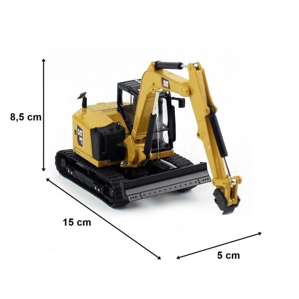 1/50 Cat 309 CR Mini Exkavatör Diecast İş Makinası, Diecast Masters 85592 - Görsel 5