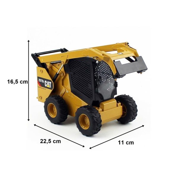 1/16 Cat 272D2 Skid Steer Loader Diecast İş Makinası, Diecast Masters 85602 - Görsel 5