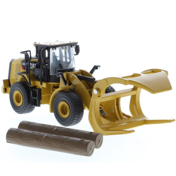 1/64 Cat 950M Kütük Taşıma Çatallı Loder Diecast İş Makinası, Diecast Masters 85635