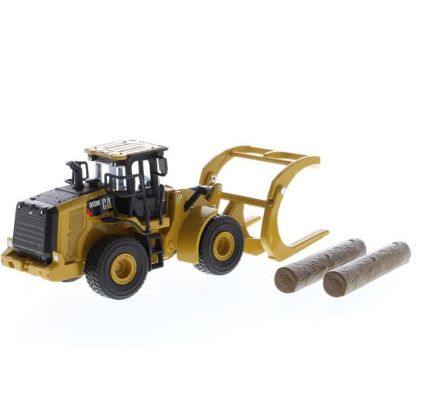 1/64 Cat 950M Kütük Taşıma Çatallı Loder Diecast İş Makinası, Diecast Masters 85635 - Görsel 4