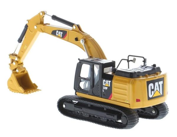 1/64 Cat 320F L Ekskavatör 4 Farklı Ataşmanlı Diecast İş Makinası, Diecast Masters 85636 - Görsel 2