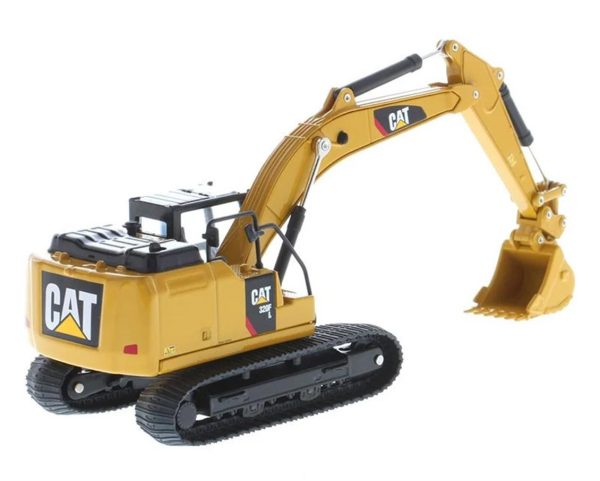 1/64 Cat 320F L Ekskavatör 4 Farklı Ataşmanlı Diecast İş Makinası, Diecast Masters 85636 - Görsel 3