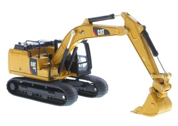 1/64 Cat 320F L Ekskavatör 4 Farklı Ataşmanlı Diecast İş Makinası, Diecast Masters 85636 - Görsel 4