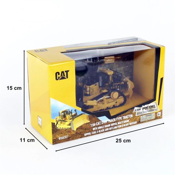 1/64 Cat D11 Dozer Çift Bıçaklı ve Arka Kesicili Diecast İş Makinası, Diecast Masters 85637 - Görsel 5