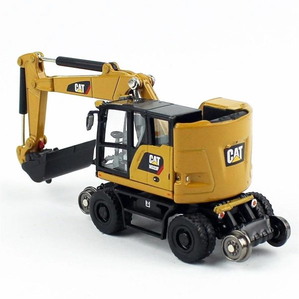 1/87 Cat M323F Demiryolu Exkavatörü Diecast İş Makinası, Diecast Masters 85656 - Görsel 3