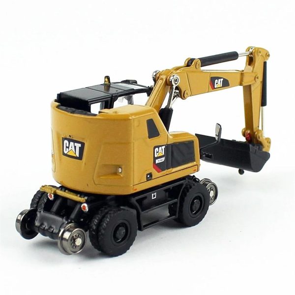 1/87 Cat M323F Demiryolu Exkavatörü Diecast İş Makinası, Diecast Masters 85656 - Görsel 4