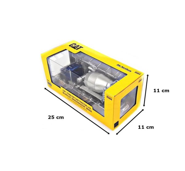 1/50 Cat CT660 Çekici ve Çimento Mikseri Diecast İş Makinası, Diecast Masters 85664 - Görsel 5