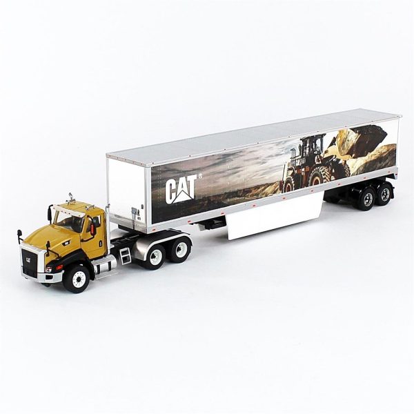 1/50 Cat CT660 Çekici ve Kapalı Dorse Diecast, Diecast Masters 85666 - Görsel 2
