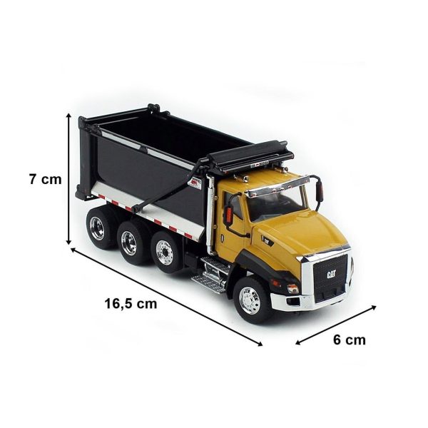1/50 Cat CT660 SBFA Damperli Kamyon Diecast İş Makinası, Diecast Masters 85668 - Görsel 5