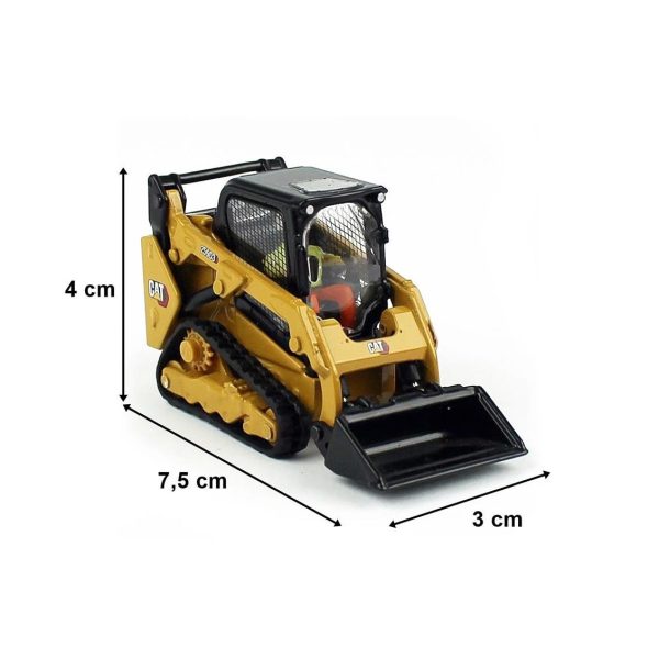 1/50 Cat 259D3 Paletli Mini Loder Diecast İş Makinası, Diecast Masters 85677 - Görsel 5