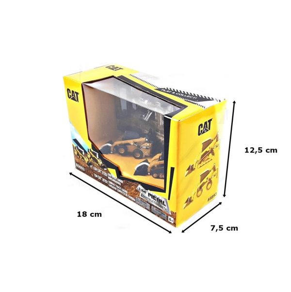 1/64 Cat 272D2 ve Cat 297D2 Kombine Yükleyiciler 2 adet, "Diecast Masters 85693 - Görsel 5