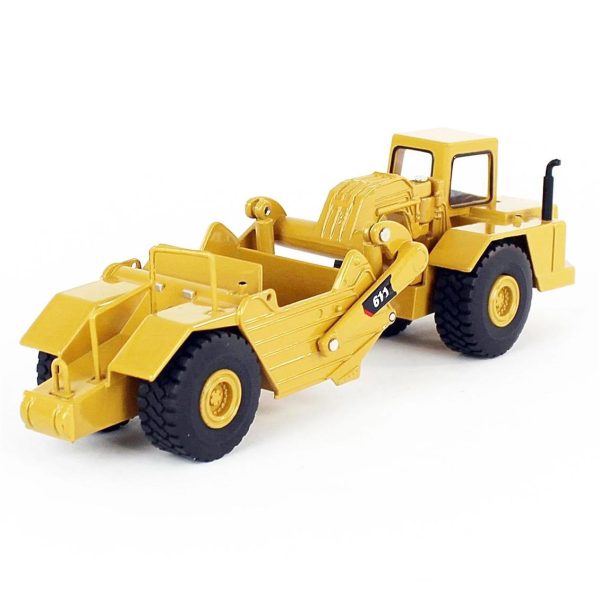 1/64 Cat 611 Çekicili Sıyırıcı Diecast İş Makinası, Diecast Masters 85695 - Görsel 4