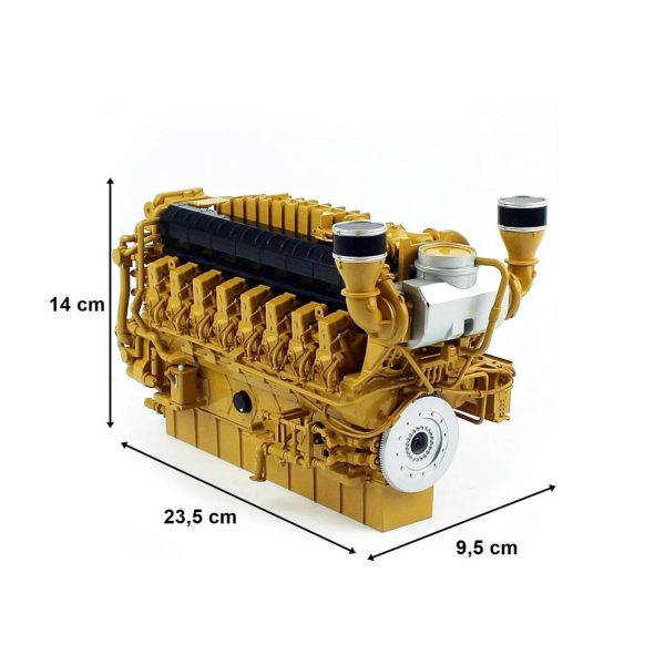 1/25 Cat G3616 A4 Jeneratör Grubu Diecast İş Makinası, Diecast Masters 85706 - Görsel 5