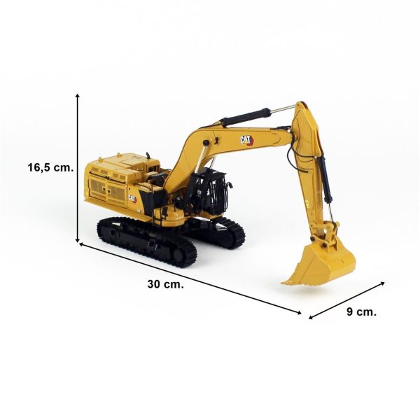 1/50 Cat 395 Geniş Tip Ekskavatör Diecast İş Makinası, Diecast Masters 85709 - Görsel 5