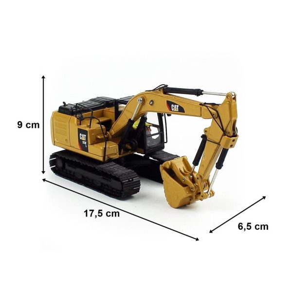 1/50 Cat 323F Exkavatör Diecast İş Makinası, Diecast Masters 85924 - Görsel 5