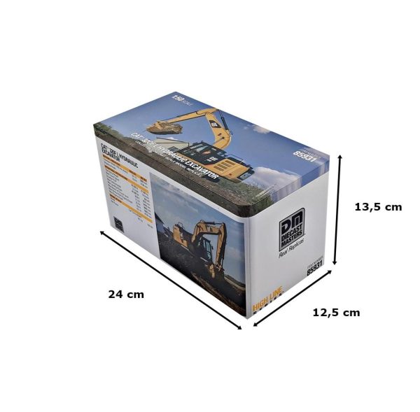 1/50 Cat 320F Ekskavatör Diecast İş Makinası, Diecast Masters 85931 - Görsel 5
