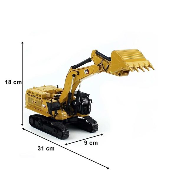 1/50 Cat 395 Yüksek Bomlu Exkavatör Diecast İş Makinası, Diecast Masters 85959 - Görsel 5