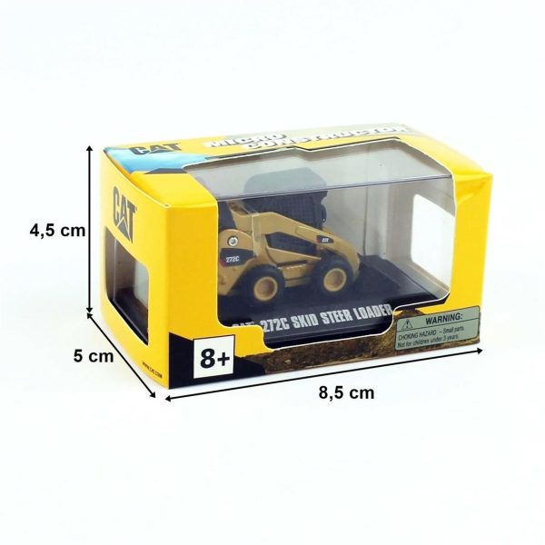 Micro Serisi 272C Mini Loder Diecast İş Makinası, Diecast Masters 85974 - Görsel 3