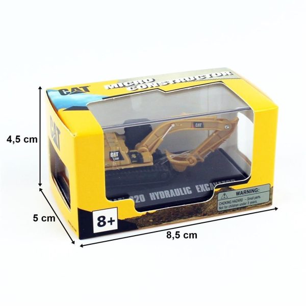 Micro Serisi 320 Exkavatör Diecast İş Makinası, Diecast Masters 85977 - Görsel 3