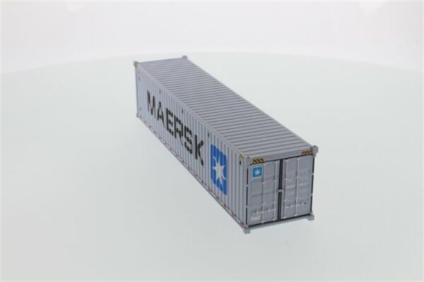 1/50 40 lık Kuru Yük Konteyneri Gri ( Maersk Logolu ) Sergilemeye Hazır Plastik Model, Diecast Masters 91027E - Görsel 3