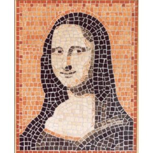 Mona Lisa 27x34 Cm. Mozaik Taş Puzzle, Domenech 2013