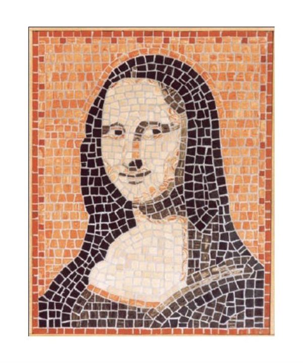 Mona Lisa 27x34 Cm. Mozaik Taş Puzzle, Domenech 2013